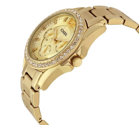 Fossil Women Multi Dial Quartz Watch Riley