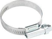 Ronde klem, voor de bevestiging van hangers voor borden en lijsten, rvs Ø 25-40 mm
