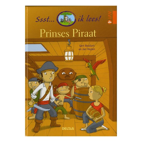 Cover van het boek 'Prinses piraat' van J. Heylen en Gert Boullart