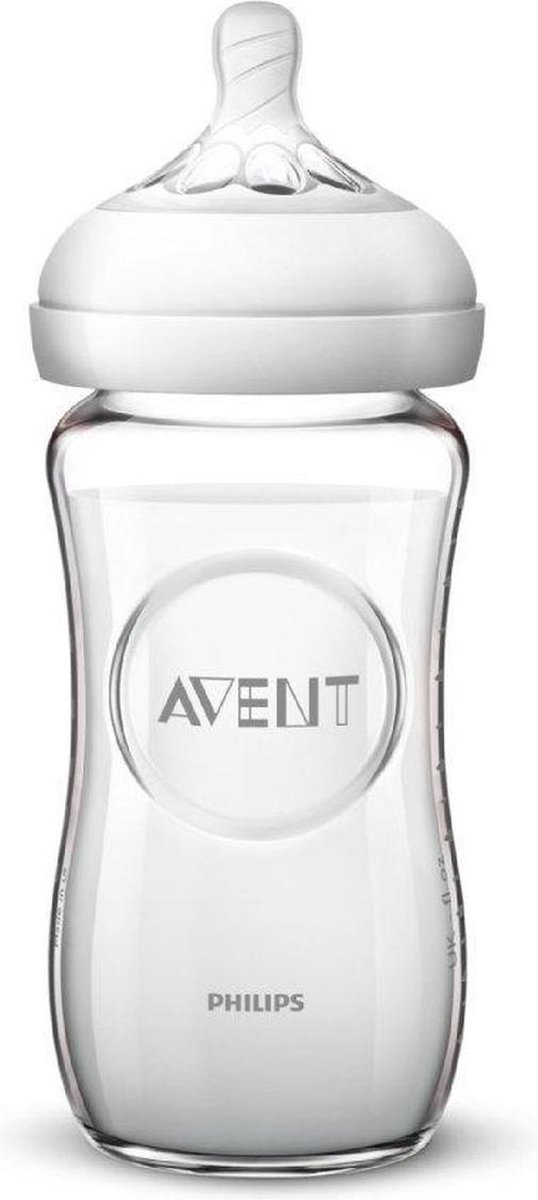 Philips Avent Natural Starterset Voor Pasgeborenen - Eenvoudig Te Combineren Met Borstvoeding Brede En Borstvormige Speen Antikrampjes Ventiel 4 Flessen 1 Speen 1 Borstel Scd301 01
