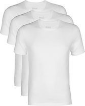 3-pack: Hugo Boss T-shirts Regular Fit - O-hals - wit -  Maat S