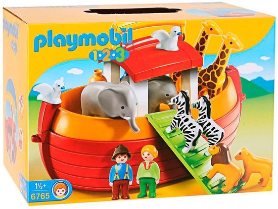 Playmobil 1.2.3 - 6765 Arche de Noé transportable