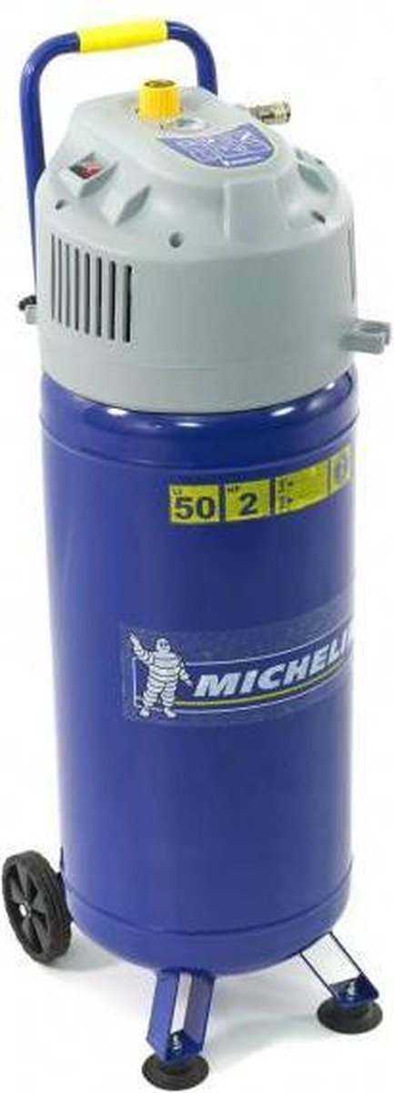 Michelin 50 Liter Verticale 2PK Olieloze Direct Aangedreven Compressor |  bol.com