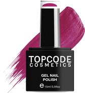 Gellak van TOPCODE Cosmetics - Raspberry - MCPU33 - 15 ml - Gel nagellak