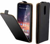 Zakelijke stijl verticale flip TPU lederen tas met kaartsleuf voor Nokia 3.2 (zwart)