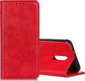 For Xiaomi Redmi K30 Magnetic Retro Crazy Horse Texture Horizontal Flip Leather Case with Holder & Card Slots(Red)