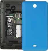 Frosted batterij achterkant voor Microsoft Lumia 430 (blauw)