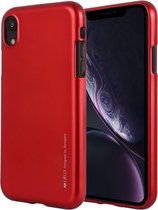 MERCURY GOOSPERY JELLY Serie Shockproof Soft TPU Case voor iPhone XR (rood)