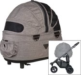 Airbuggy hondenbuggy dome2 sm met rem earth bruin - 53x31x52 cm / 96x53,5x99 cm - 1 stuks
