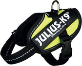 Julius k9 idc harnas / tuig neon groen - baby 2/35-43cm - 1 stuks