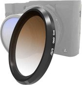 JSR-verloopfilter met gekleurde lens voor Panasonic LUMIX LX10 (rookverloop)