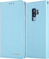 Voor Galaxy S9 + CMai2 Zijde Textuur Horizontaal Flip Leren Case met Houder & Kaartsleuven & Fotolijst & Portemonnee (Mintgroen)