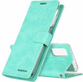 Voor Galaxy S20 GOOSPERY BLUE MOON DIARY Crazy Horse Texture Horizontaal Flip Leather Case Met Beugel & Card Slot & Wallet (Mintgroen)