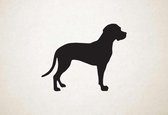 Silhouette hond - Portuguese Pointer - Portugese aanwijzer - M - 60x75cm - Zwart - wanddecoratie