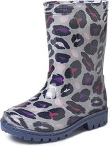 Gevavi Boots - Romy kinder- en dameslaars pvc grijs panter maat 40