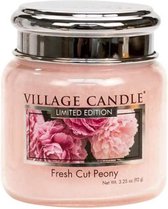 Village Candle - Fresh Cut Peony - Mini Candle - 25 Branduren