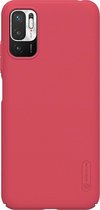 Nillkin Xiaomi Redmi Note 10 - Shield super givré - Coque arrière - Rouge