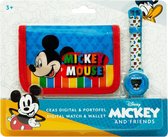 Mickey horloge + portemonnee