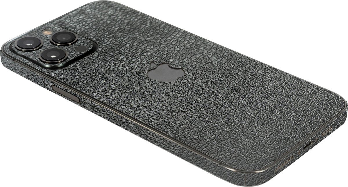 ScreenSafe Skin iPhone 12 Pro Mocha Wood met logo