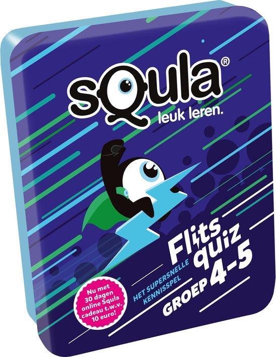 Thumbnail van een extra afbeelding van het spel Squla flitsquiz groep 4 5 - Kaartspel