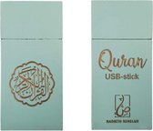 Ramadan decoratie: Koran USB-stick 10 reciteurs (aquamarine)