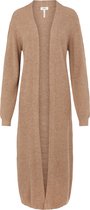 Object Vest Objmalena L/s Knit Long Cardigan No 23035778 Chipmunk/melange Dames Maat - S