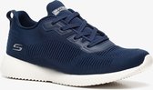 Skechers Bobs Squad Tough Talk dames sneakers - Blauw - Maat 36 - Extra comfort - Memory Foam