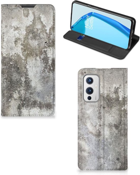 Coque de téléphone OnePlus 9 Flipcover Béton