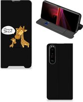 Etui pour téléphone portable Sony Xperia 1 III Etui portefeuille Girafe