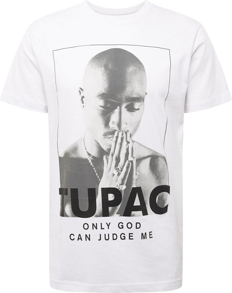 Mister Tee Tupac 2Pac Prayer Heren Tshirt S Wit