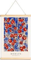 JUNIQE - Posterhanger Rohlfs – Rosehips (Hagebutten, 1915) -40x60
