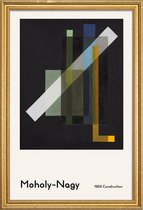 JUNIQE - Poster in houten lijst László Moholy-Nagy - Construction,