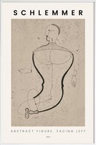 JUNIQE - Poster met kunststof lijst Schlemmer - Abstract Figure,