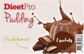 Dieet Pro | Eiwitrijke Chocolade Pudding | Box 7 Sachets | 7x50g  | Snel afvallen zonder poespas!