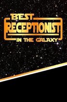 The Best Receptionist in the Galaxy: Isometric Dot Paper Notebook Book 120 Pages 6''x9''