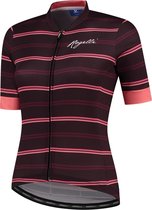 Rogelli Stripe - Fietsshirt Korte Mouwen - Dames - Maat XL - Bordeaux, Coral