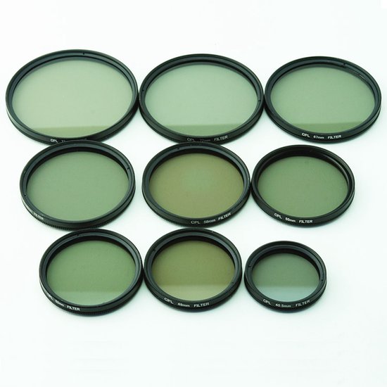 52mm CPL polarisatie filter – Canon Nikon Sony