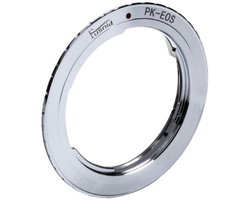 Adapter PK-EOS: Pentax PK Lens - Canon EOS EF mount Camera