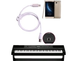 OTG Micro USB-A Kabel voor MIDI & Printers