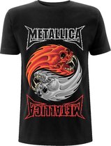 Metallica Heren Tshirt -M- Yin Yang Zwart