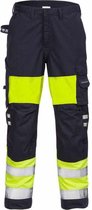 Fristads Flamestat Hi Vis Broek Dames Klasse 1 2776 Aths - Hi-Vis geel/marineblauw - 38