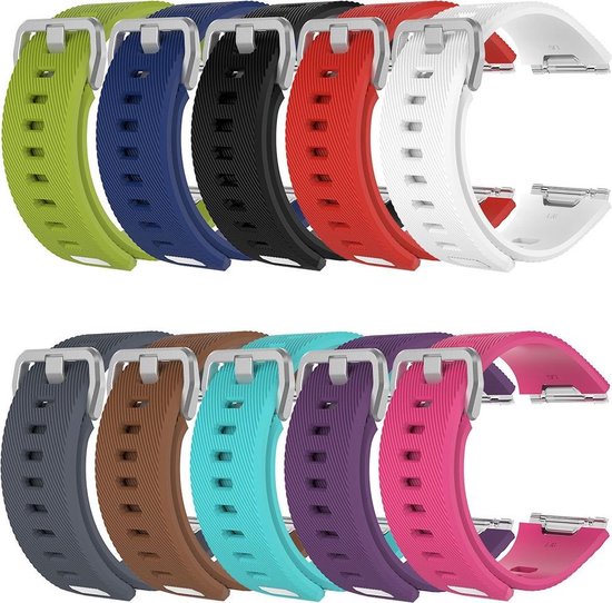 By Qubix en silicone Fitbit Ionic avec boucle (grand) - marron