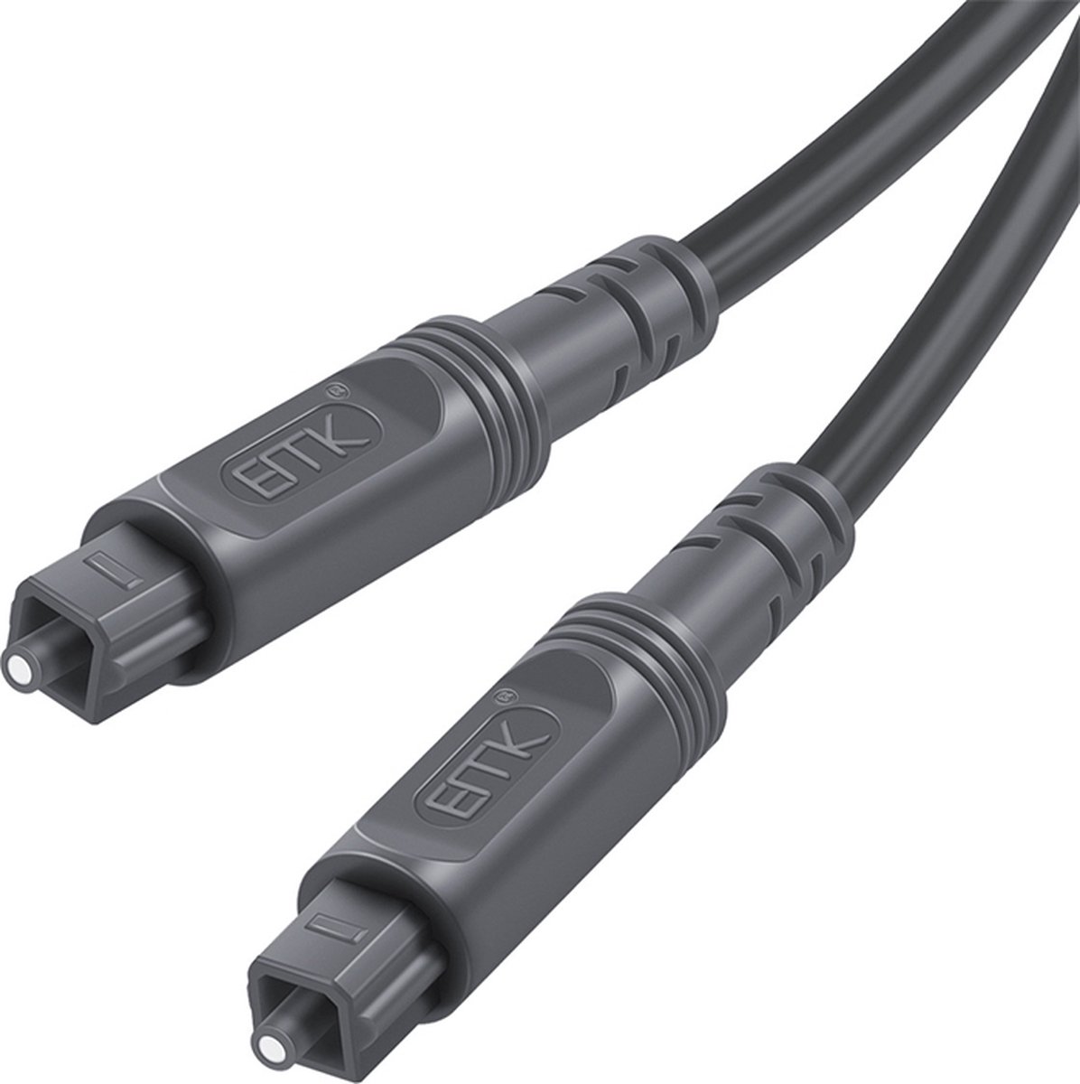 By Qubix ETK Digital Toslink Optical kabel 1 meter - toslink audio male to  male -... | bol.com