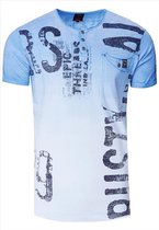 T-shirt - heren - Rusty Neal - Blauw - 15272