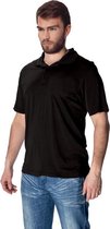 Mewa- Poloshirt vegan zijde- zwart XL
