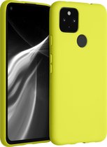 kwmobile telefoonhoesje voor Google Pixel 4a 5G - Hoesje voor smartphone - Back cover in zen geel