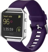 By Qubix - FitBit Blaze sport horloge band / siliconen alleen voor Fitbit Blaze - Paars