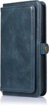 Apple iPhone 7 - Afneembaar 2 in 1 Bookcase Hoesje - Back Cover - Magnetisch - Pasjeshouder - Portemonnee - Leer - Apple iPhone 7 - Blauw