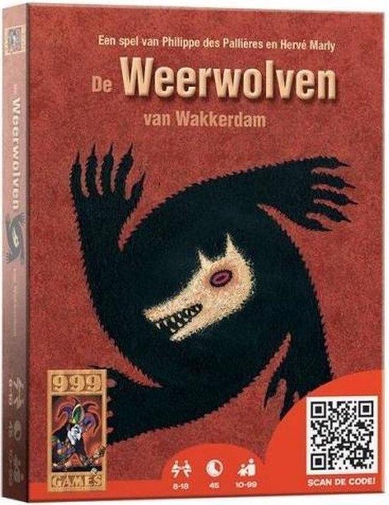 Thumbnail van een extra afbeelding van het spel Weerwolven van Wakkerdam - Kaartspel - Partyspel
