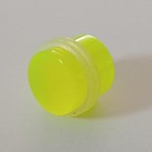 14 mm no flared glow in the dark plug groen